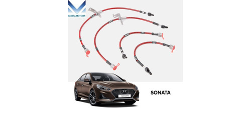 tuix teflon mesh brake hose hyundai sonata lf 2017-19